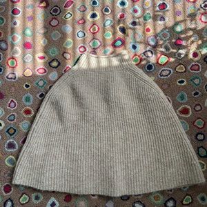 Zara Mock Neck Knit Cape Poncho